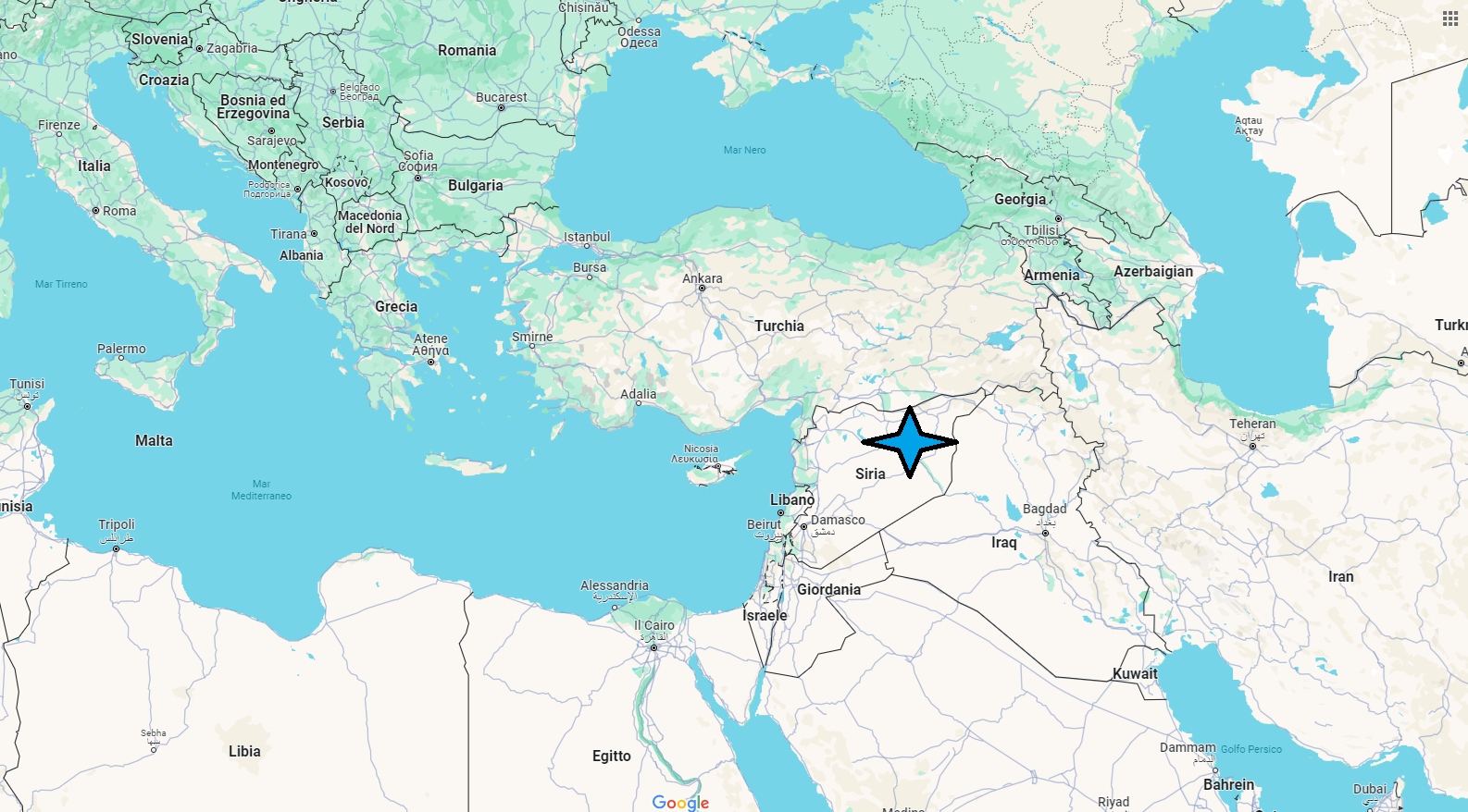 In quale continente si trova la Siria
