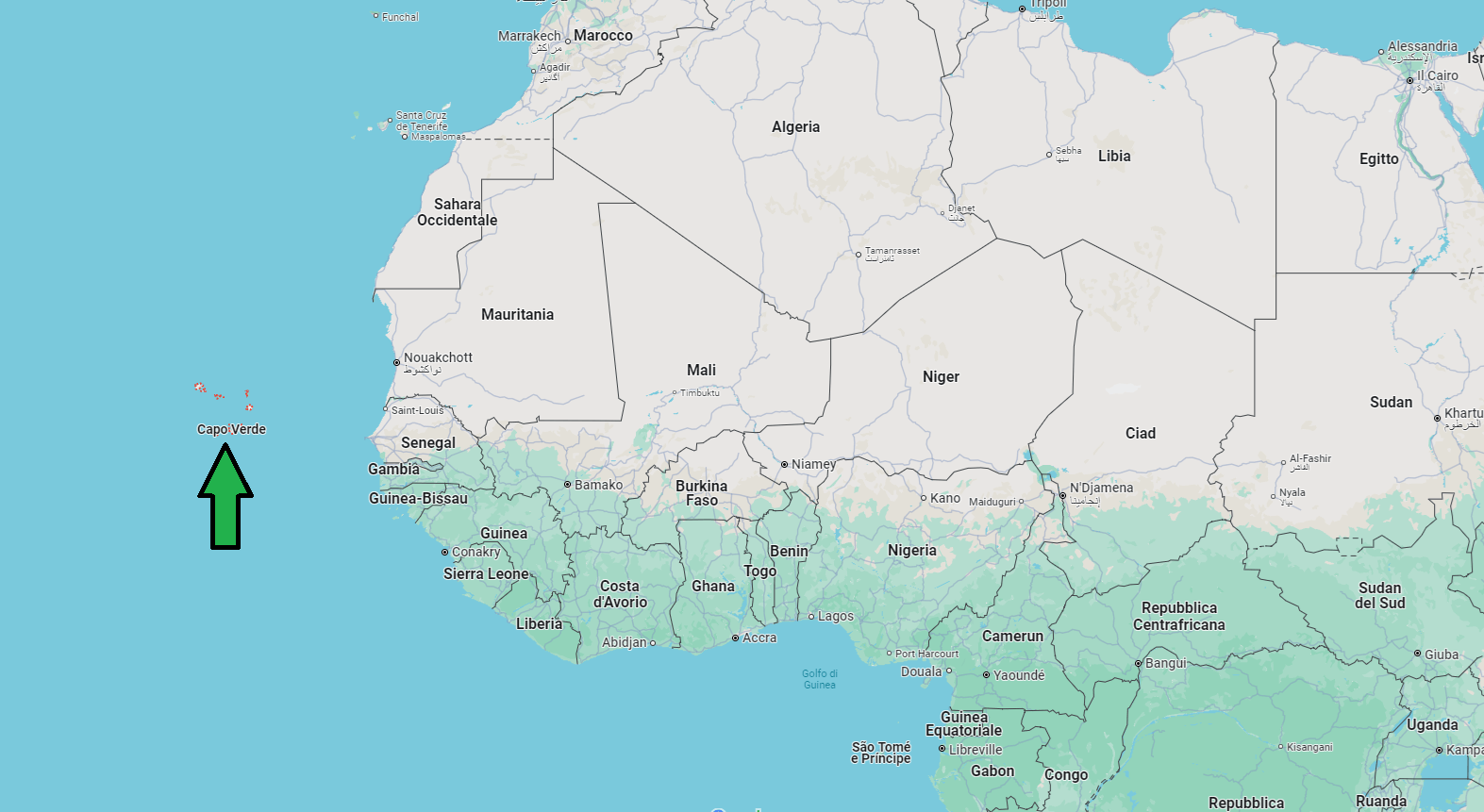 In quale continente si trovano le isole di Capo Verde