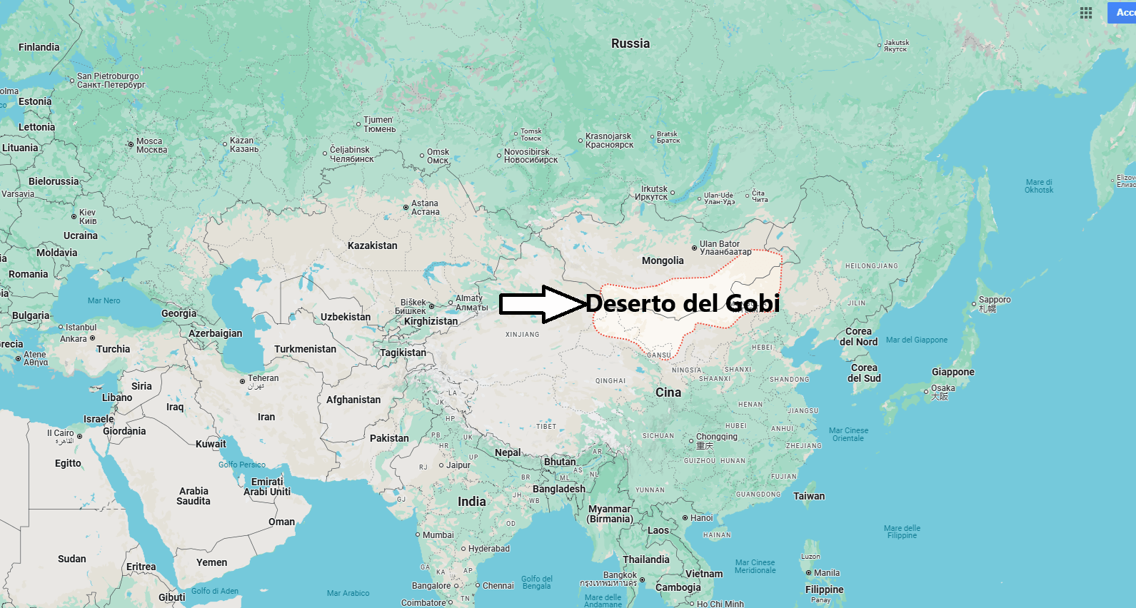 Dov'è il deserto del Gobi