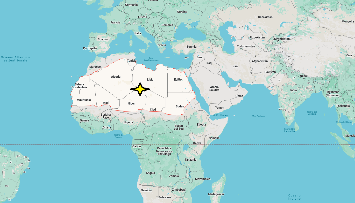 Dov'è il deserto del Sahara