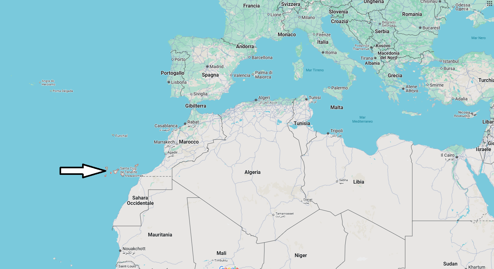 Dove si trovano le Isole Canarie