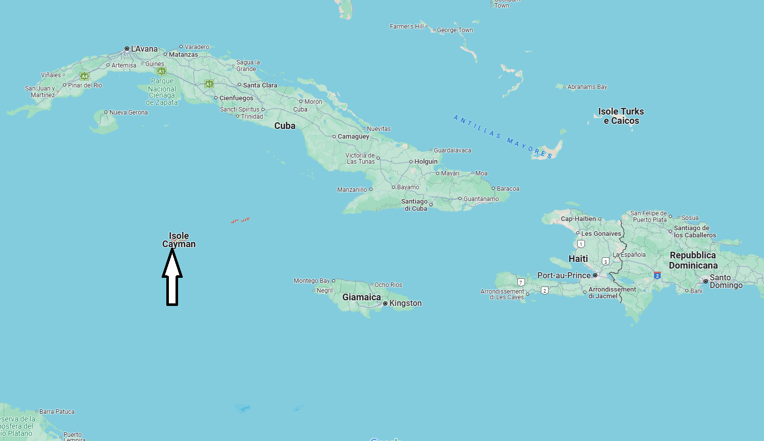 Dove si trovano le Isole Cayman